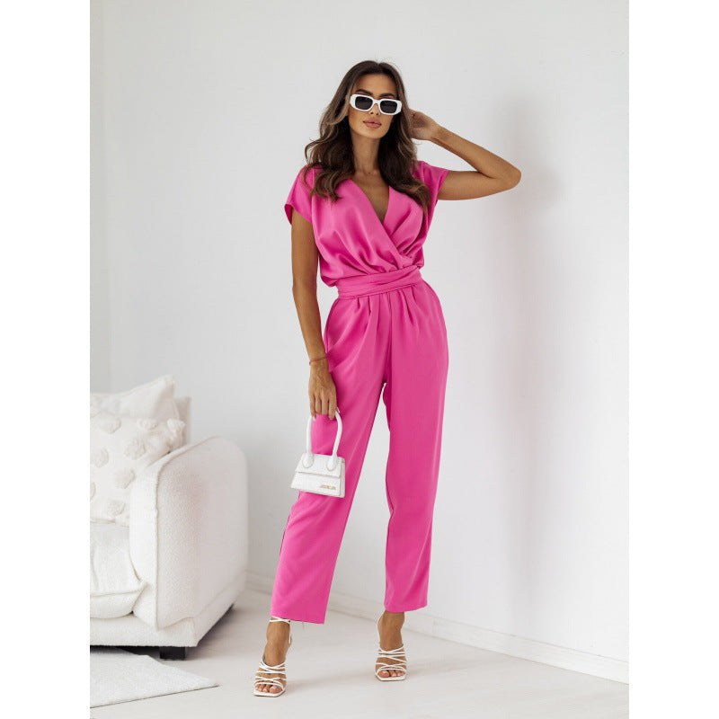 Tarsicia | Women's Elegant Jumpsuit in Fuchsia