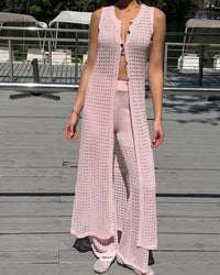 Tatiana | Women's Knit Cardigan in Pink