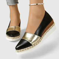 Tatiana | Women's Slip-On Cushioned Comfortable Loafers in Black