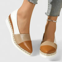Tatiana | Women's Slip-On Cushioned Comfortable Loafers in Cream