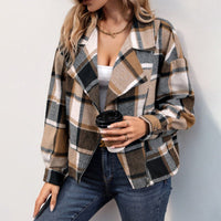 Tatiana | Women's Oversized Modern Jacket in Khaki