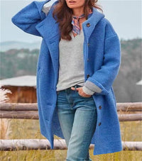 Tegan | Women's Pockets Soft Jacket in Blue