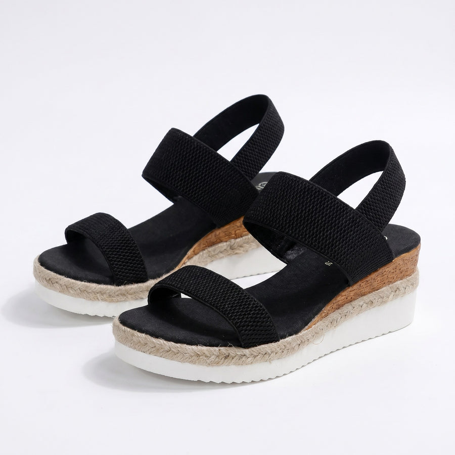 Teodora | Women's Cushioned Arch Comfortable Sandals in Black