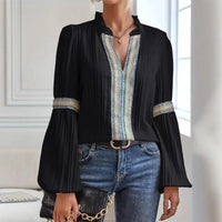 Thaddea | Women's Elegant Blouse in Black