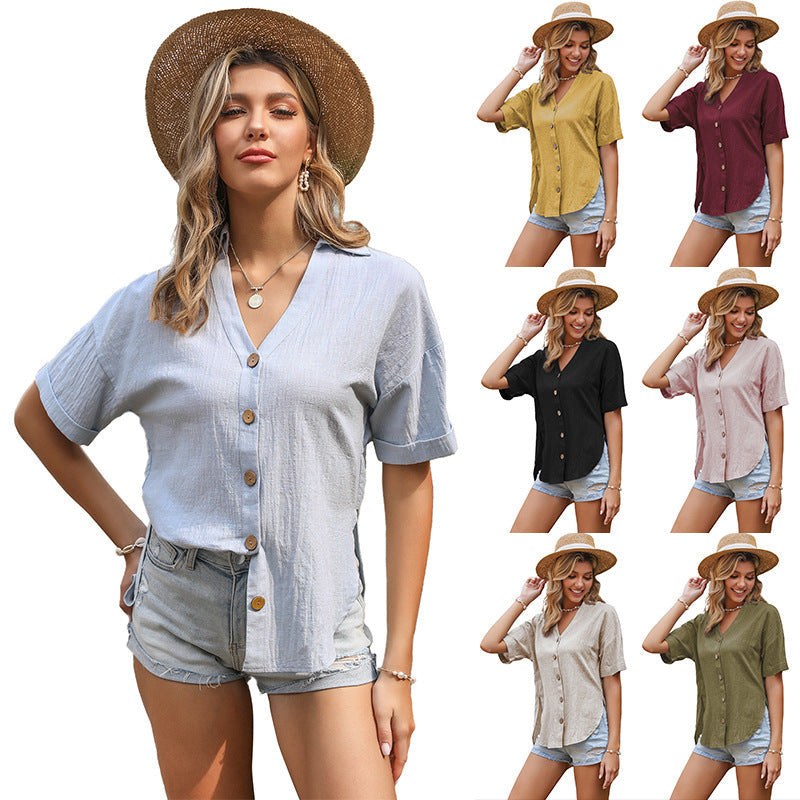 Thea | Women's Button Detail Blouse