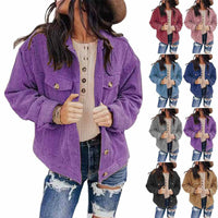 Theodora | Women's Button Detail Oversized Jacket