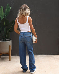 Theodora | Women's Vintage Casual Jeans in Blue