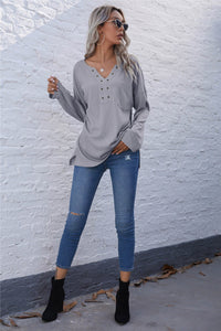 Theodosia | Women's Top in Gray