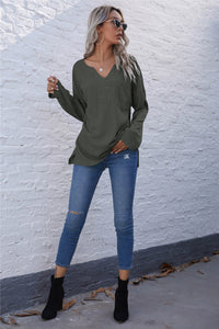 Theodosia | Women's Top in Olive Green