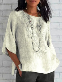 Theodosine | Women's Blouse in Ivory