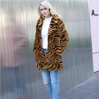 Tomasina | Women's Faux Fur Elegant Coat
