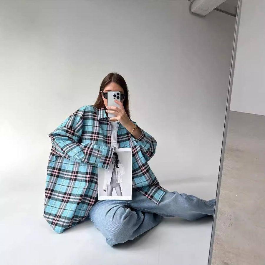 Tora | Women's Casual Blouse in Blue