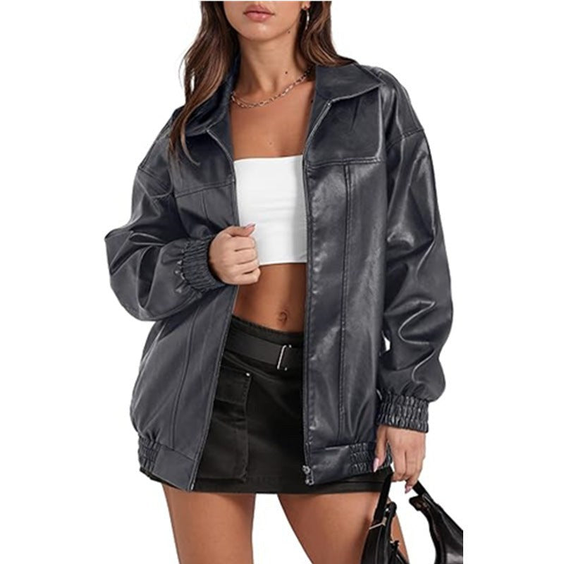 Tove | Women's Oversized Modern Jacket in Gray