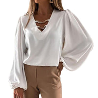 Tranquilla | Women's V-Neck Elegant Blouse
