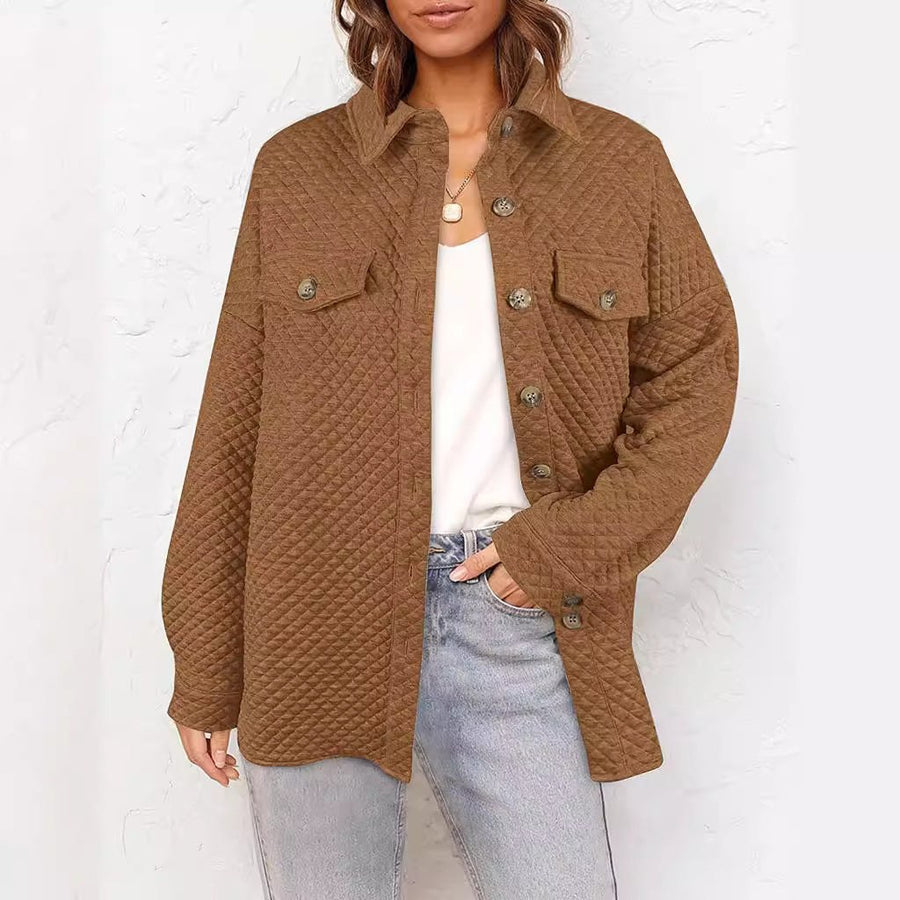 Ulla | Women's Pockets Casual Quilted Jacket