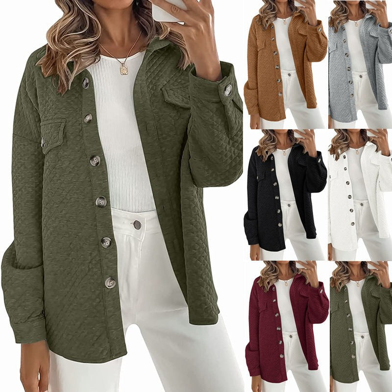 Ulla | Women's Pockets Casual Quilted Jacket