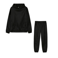 Ulla | Women's Pockets Casual Hoodie in Black