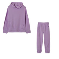 Ulla | Women's Pockets Casual Hoodie in Purple