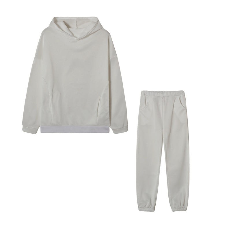 Ulla | Women's Pockets Casual Hoodie in White