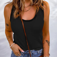 Ulriande | Women's Sleeveless Top in Black