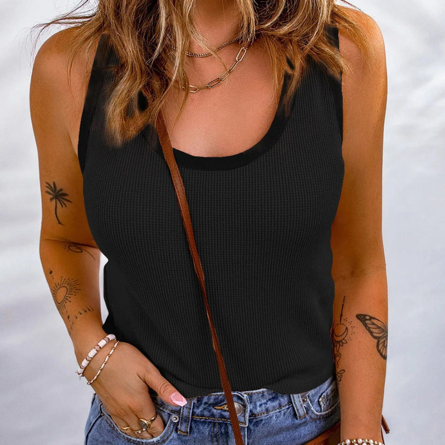 Ulriande | Women's Sleeveless Top in Black