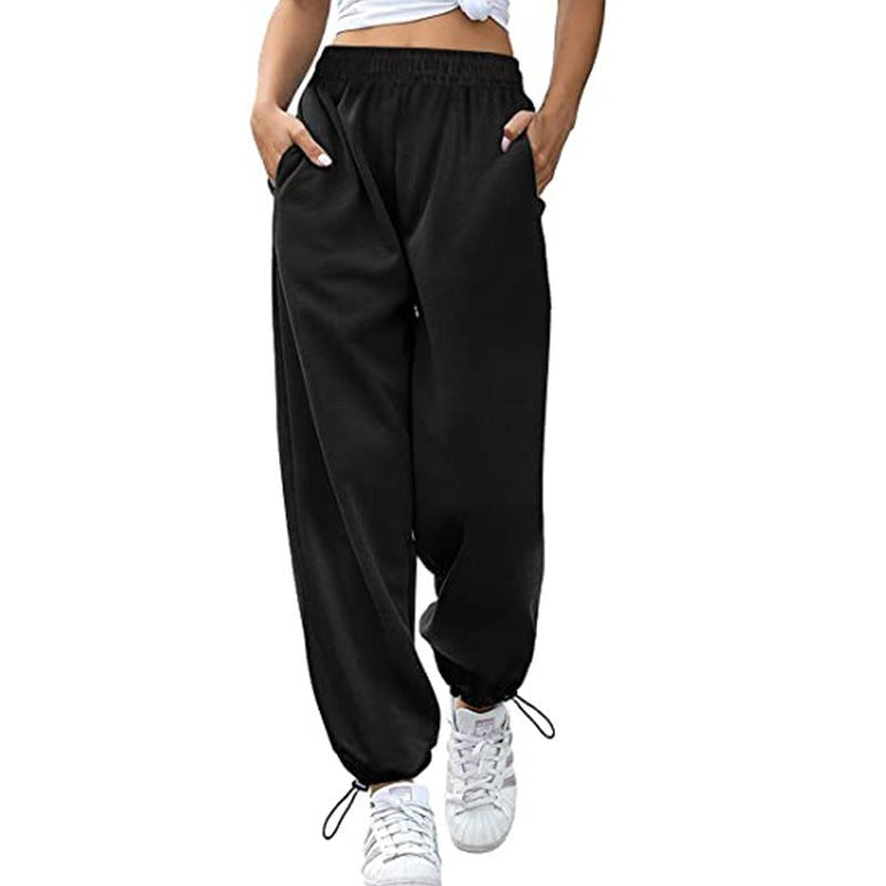 Ulrika | Women's High Waist Pockets Pants – Dress Pants in Black