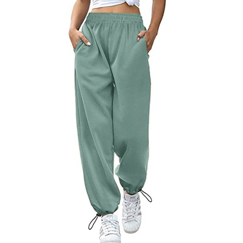 Ulrika | Women's High Waist Pockets Pants – Dress Pants in Saftig Green