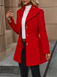 Uriella | Women's Elegant Coat in Red