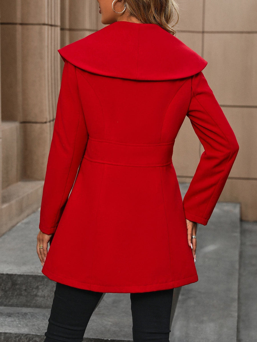 Uriella | Women's Elegant Coat in Red