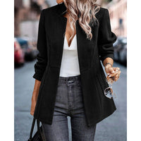 Valdemara | Women's Textured Blazer in Black