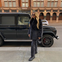 Valencia | Women's Oversized Elegant Faux Fur Coat
