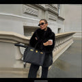 Valencia | Women's Oversized Elegant Faux Fur Coat