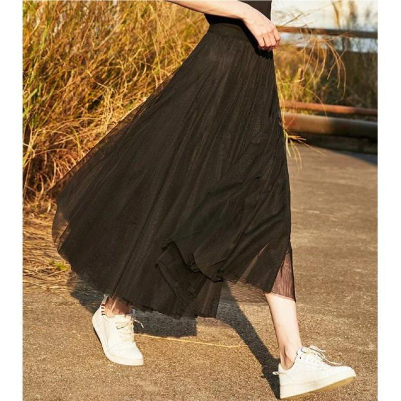Valeriana | Women's Flowing Maxi Skirt in Khaki