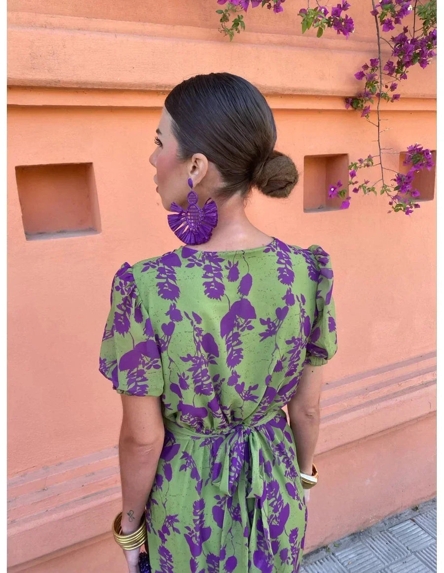 Vanessa | Women's Floral Print Design Maxi Dress