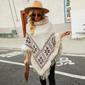 Vanina | Women's Faux Fur Fringe Elegant Poncho