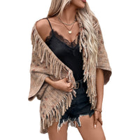 Varinia | Women's Plaid Elegant Modern Poncho