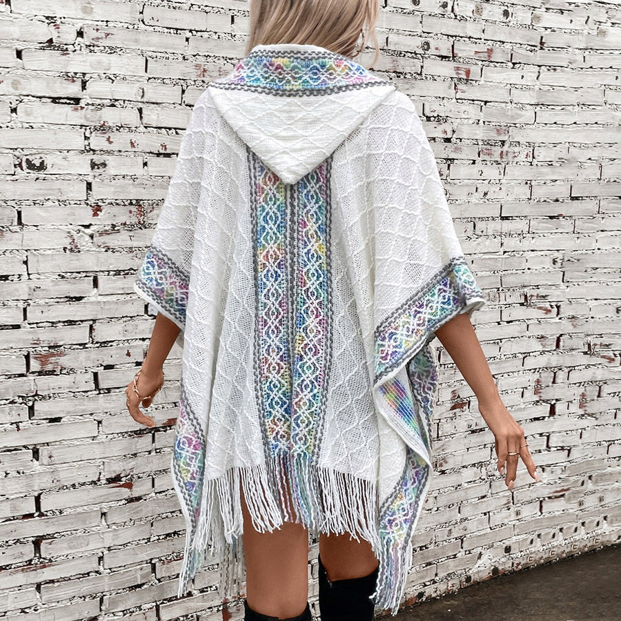 Vendela | Women's Fringe Elegant Poncho