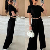 Verdiana | Women's Two-Piece Set in Black