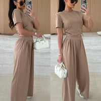 Verdiana | Women's Two-Piece Set in Khaki