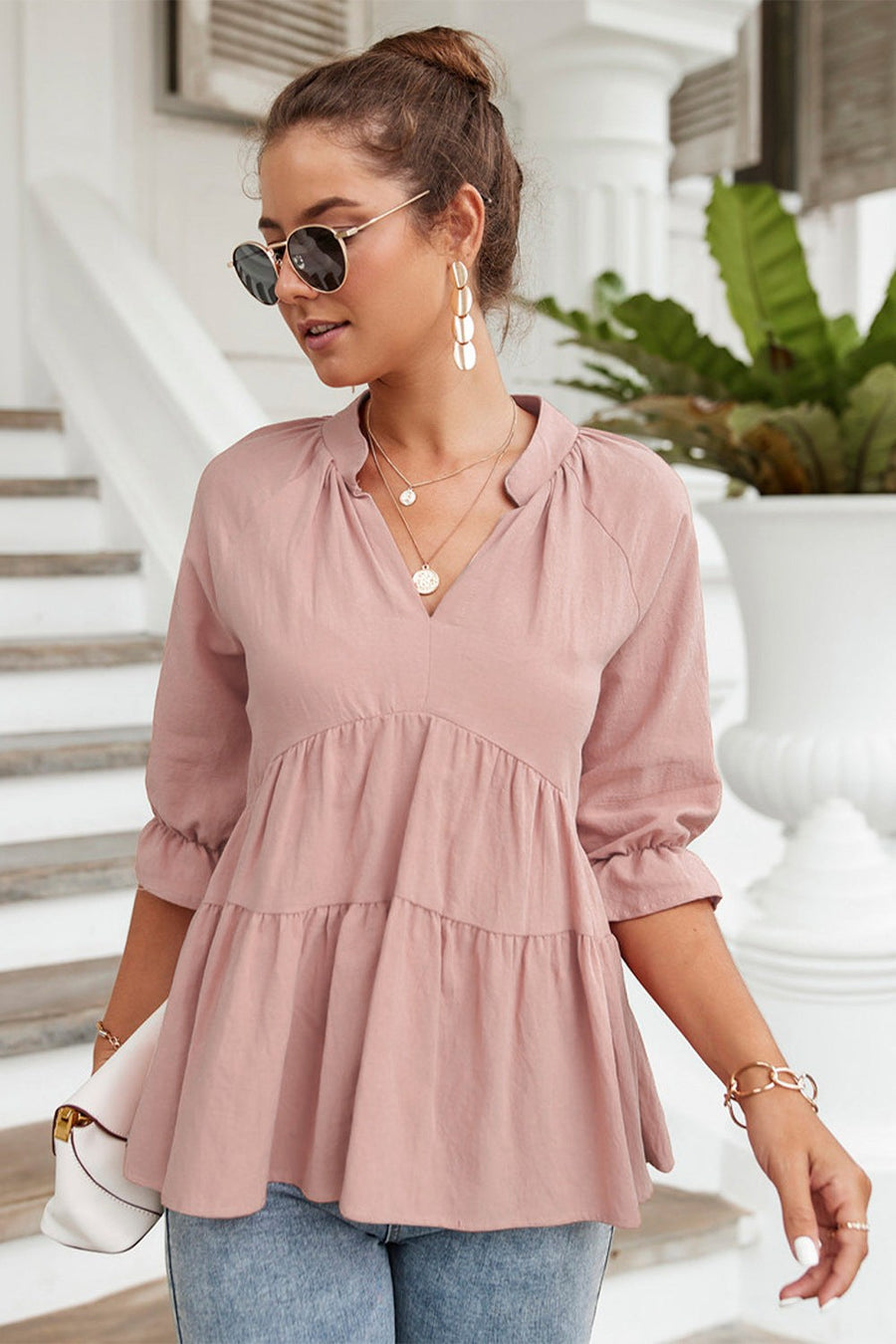 Verena | Women's Voluminous Ruffle Tunic