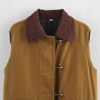 Verity | Women's Pockets Jacket in Brown