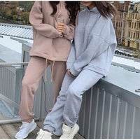 Veronique | Women's Pockets Hooded Comfortable Casual Tracksuit Set