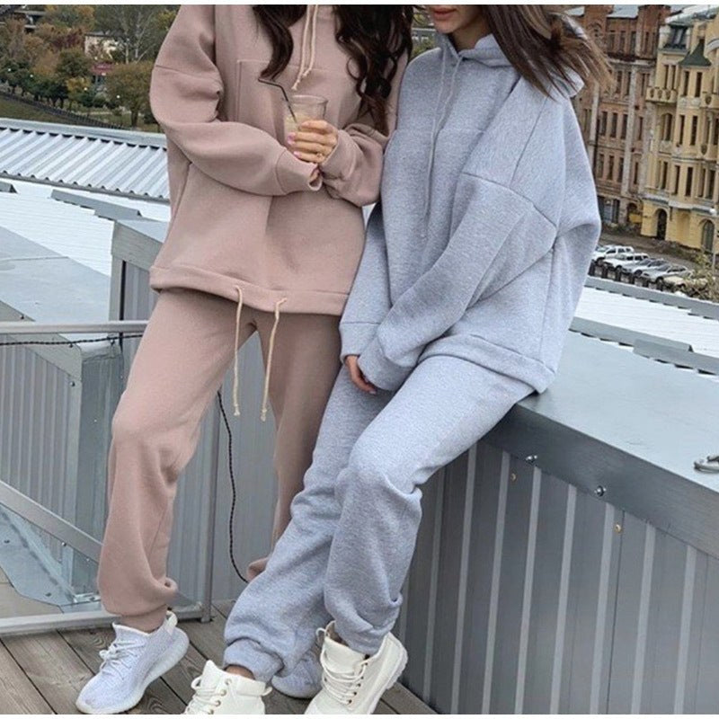 Veronique | Women's Pockets Hooded Comfortable Casual Tracksuit Set