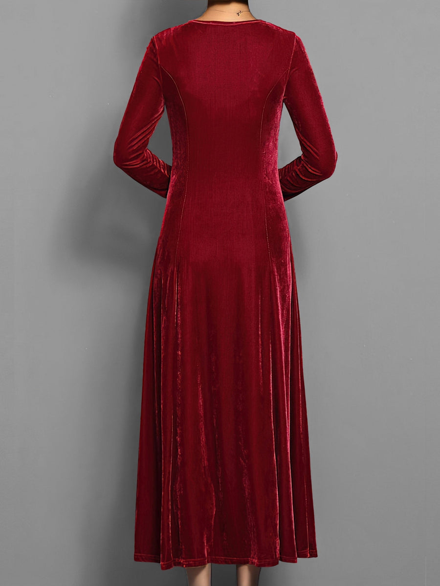 Vesta | Women's Full-Length Flared Skirt Dress