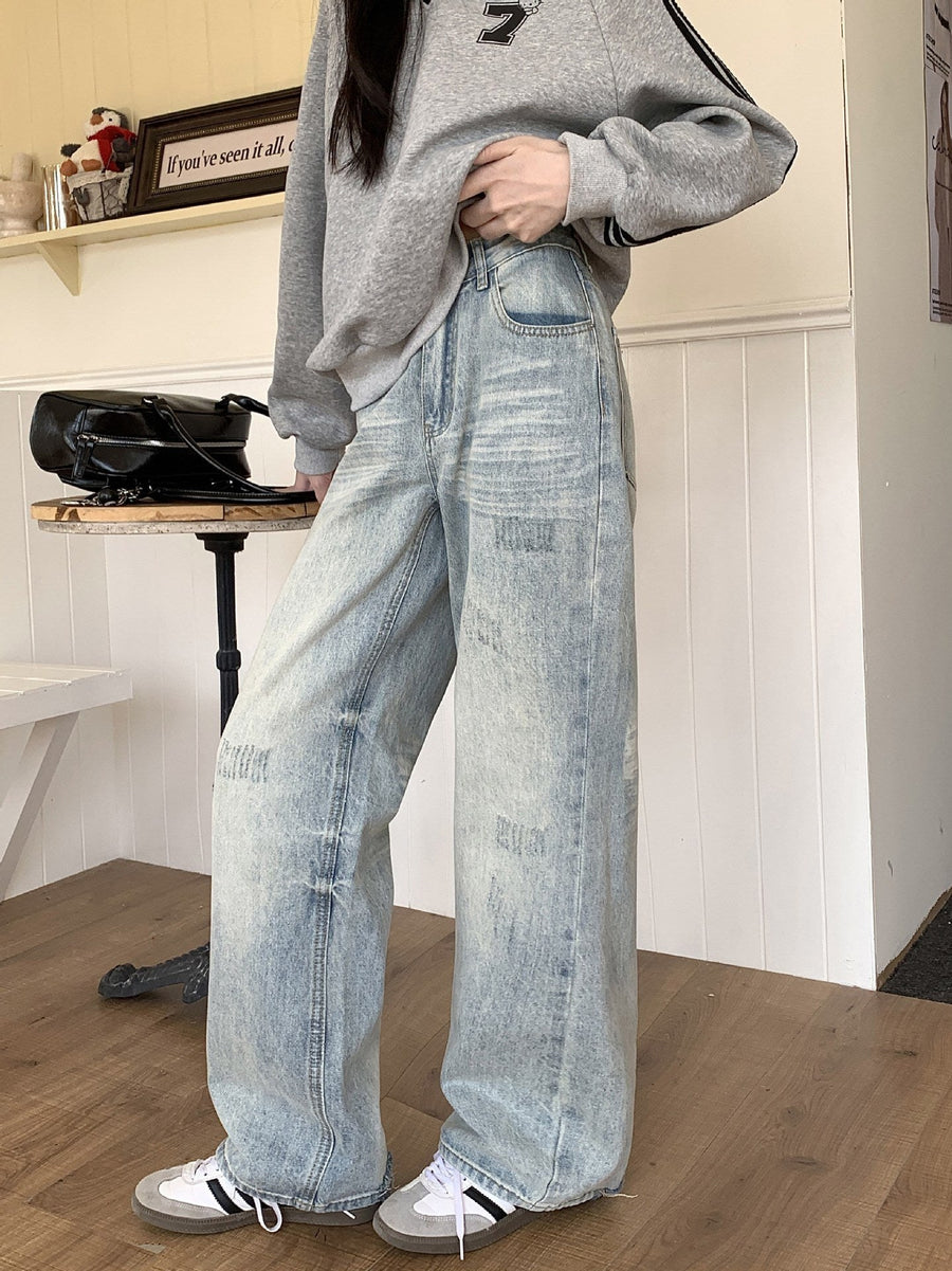 Vesta | Women's High Waist Jeans in Light Blue
