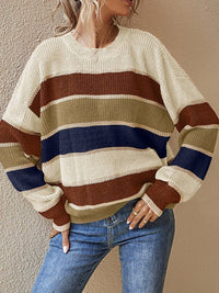 Vita | Women's Knit Sweater in Apricot