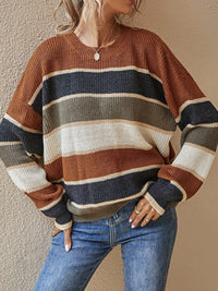 Vita | Women's Knit Sweater in Dark Brown
