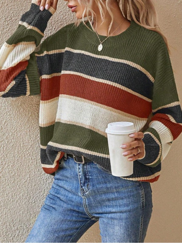 Vita | Women's Knit Sweater in Pine Green