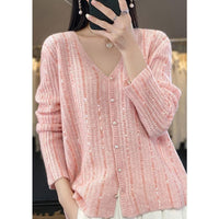 Viviane | Women's Sweater in Elegant Pink