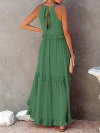 Vivienne | Women's Layered Tier Design Maxi Dress